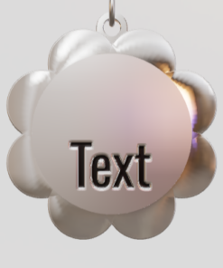 3D Custom Flower Charm