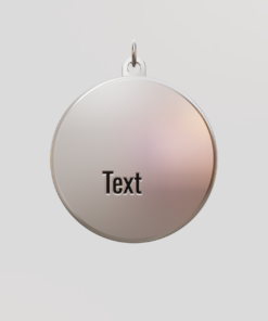 3D Custom Circle Charm