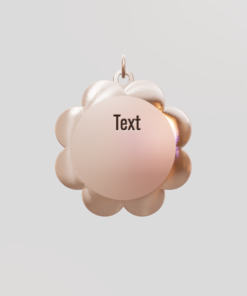 3D Custom Flower Charm