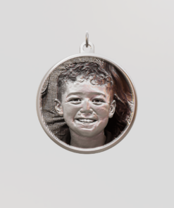 3D Custom Circle Charm