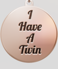 3D Custom Circle Charm