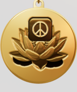 3D Custom Circle Charm