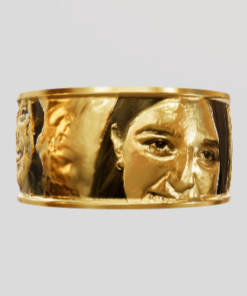 3D Custom Ring - Wide Band - Size 8.0