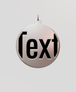 3D Custom Circle Charm