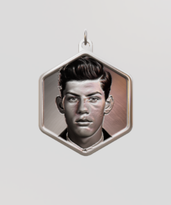 3D Custom Hexagon Charm