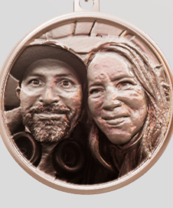 3D Custom Circle Charm