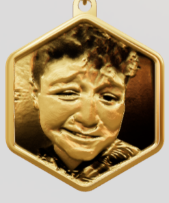 3D Custom Hexagon Charm