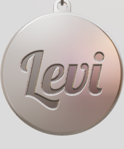 3D Custom Circle Charm