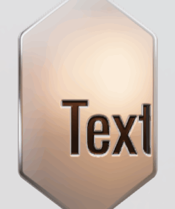 3D Custom Crystal Charm - Large (24mm) - Sterling Silver 925