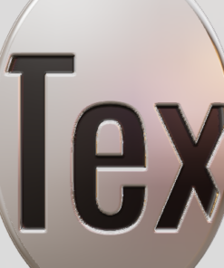 3D Custom Oval Charm - Large (24mm) - Sterling Silver 925