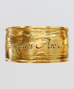 3D Custom Ring - Wide Band, Size 7.5 - 10KT Solid Yellow Gold