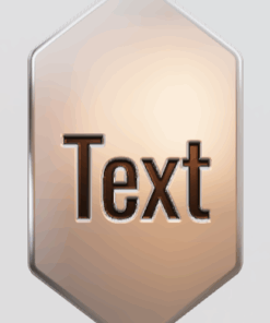 3D Custom Crystal Charm - Large (24mm) - Sterling Silver 925