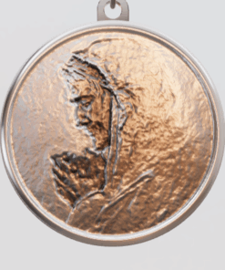 3D Custom Circle Charm - Large (24mm) - Sterling Silver 925