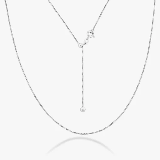 Adjustable Bolo Box Necklace, 1mm Box Rope