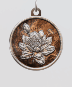 3D Custom Circle Charm - Small (18mm) - Sterling Silver 925