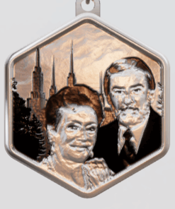 3D Custom Hexagon Charm - Large (24mm) - Sterling Silver 925