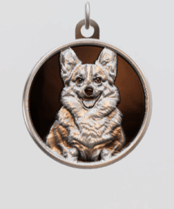 3D Custom Circle Charm - Small (18mm) - Sterling Silver 925