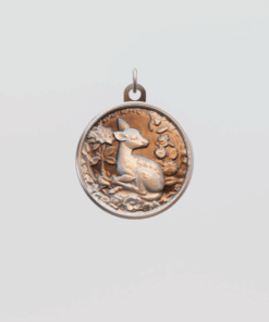 3D Custom Circle Charm - Small (18mm) - Sterling Silver 925