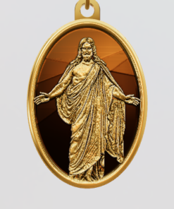 3D Custom Oval Charm - Small (18mm) - Yellow Gold Plated