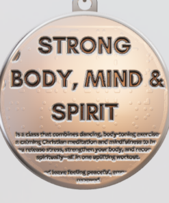 3D Custom Circle Charm - Large (24mm) - Sterling Silver 925