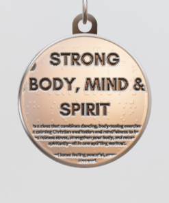 3D Custom Circle Charm - Small (18mm) - Sterling Silver 925